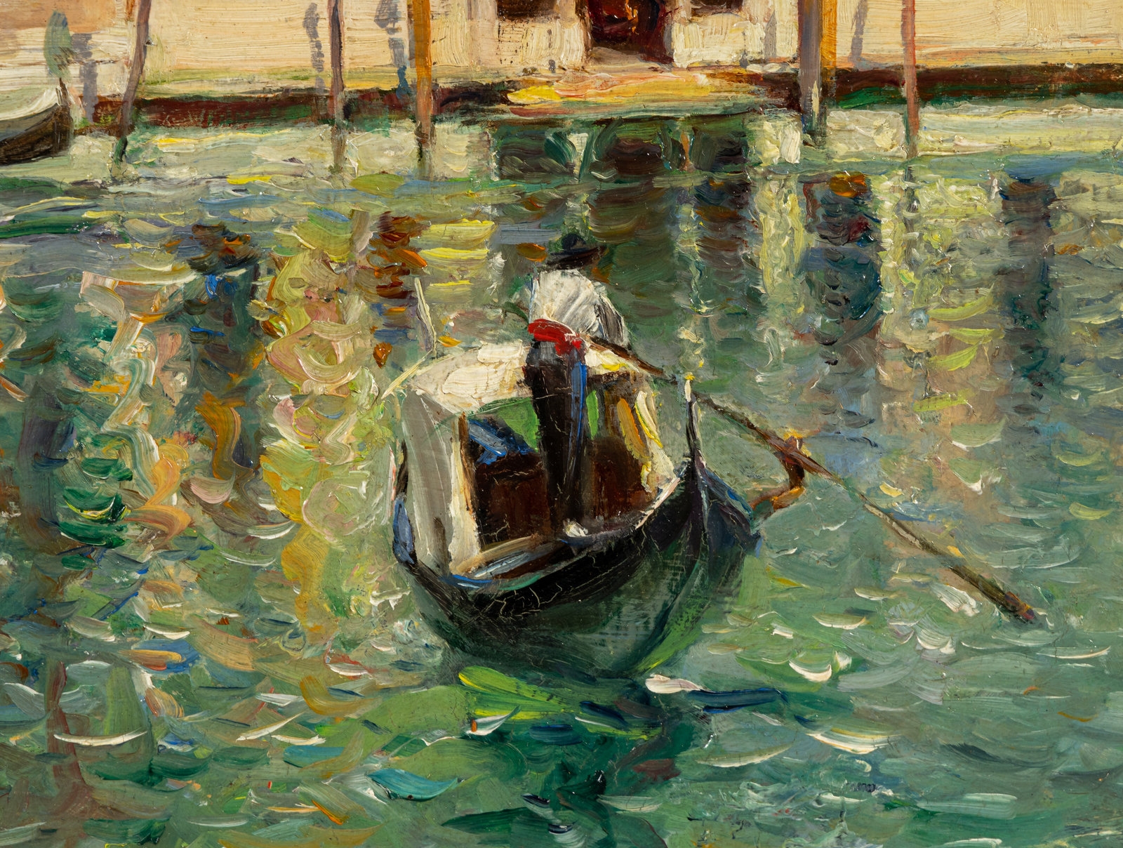 Oliver Dennett Grover | Untitled (Canal Scene) (1913) | MutualArt