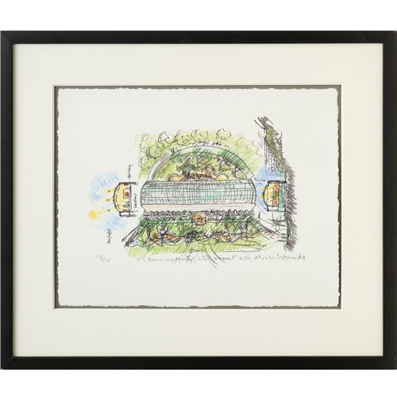 Moshe Safdie | Architectural Drawing (1938) | MutualArt