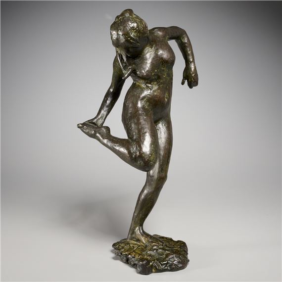 "Danseuse regardant la plante de son pied droit" (Dancer looking at the sole of her right foot) by Edgar Degas