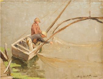 Eel fishermen - Jeff Dutilleux