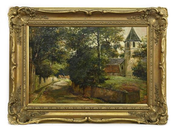 CHURCH VIEW by John Hamilton Glass