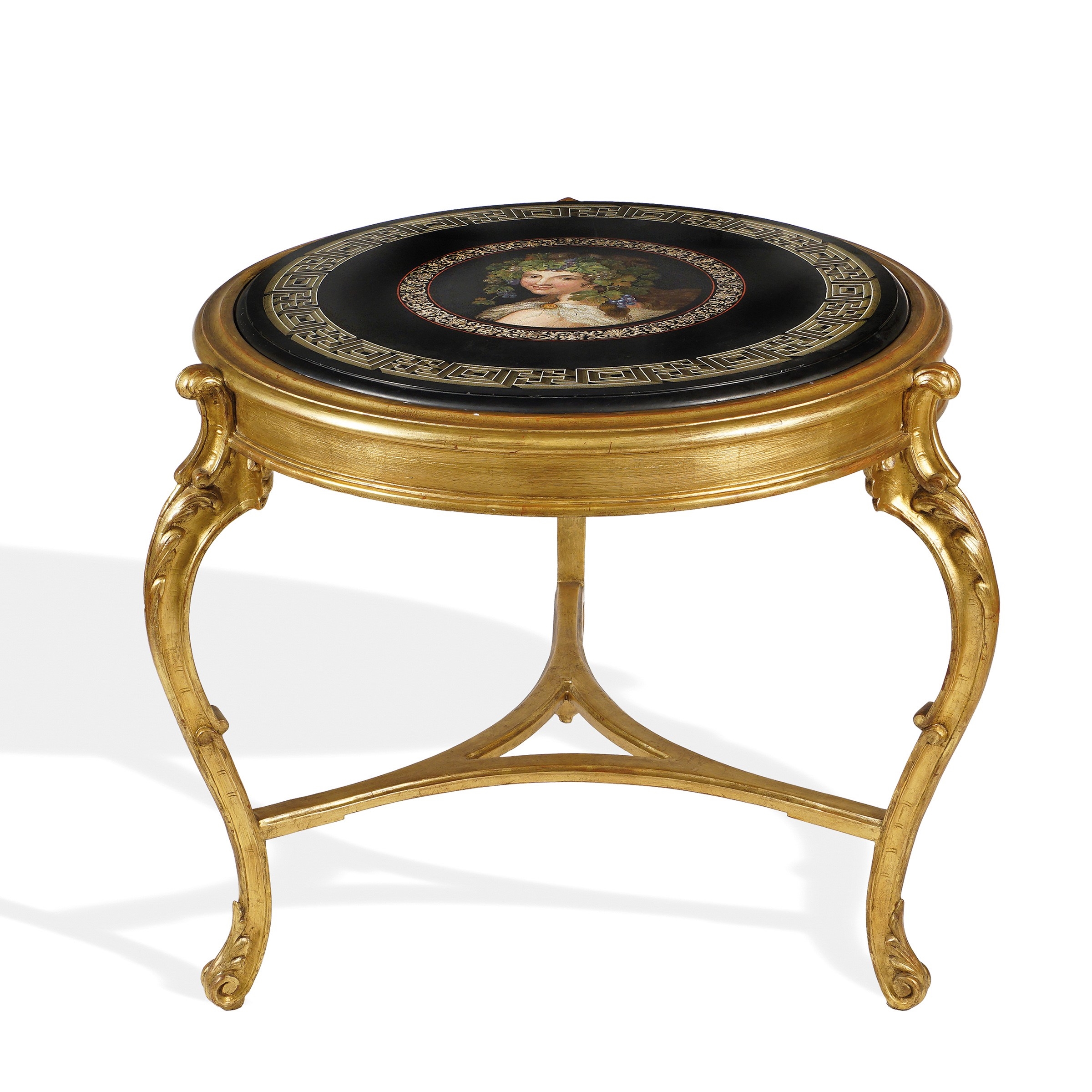 Artwork by Roman School, 19th Century, Untitled, Made of micromosaic circular top