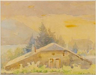 ''CABIN LANDSCAPE'' - Harry Wentz