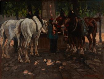 Horses in town - Richard Herdtle
