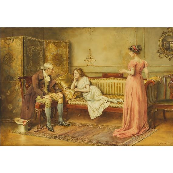 George Goodwin Kilburne | THE DOCTOR'S VISIT | MutualArt