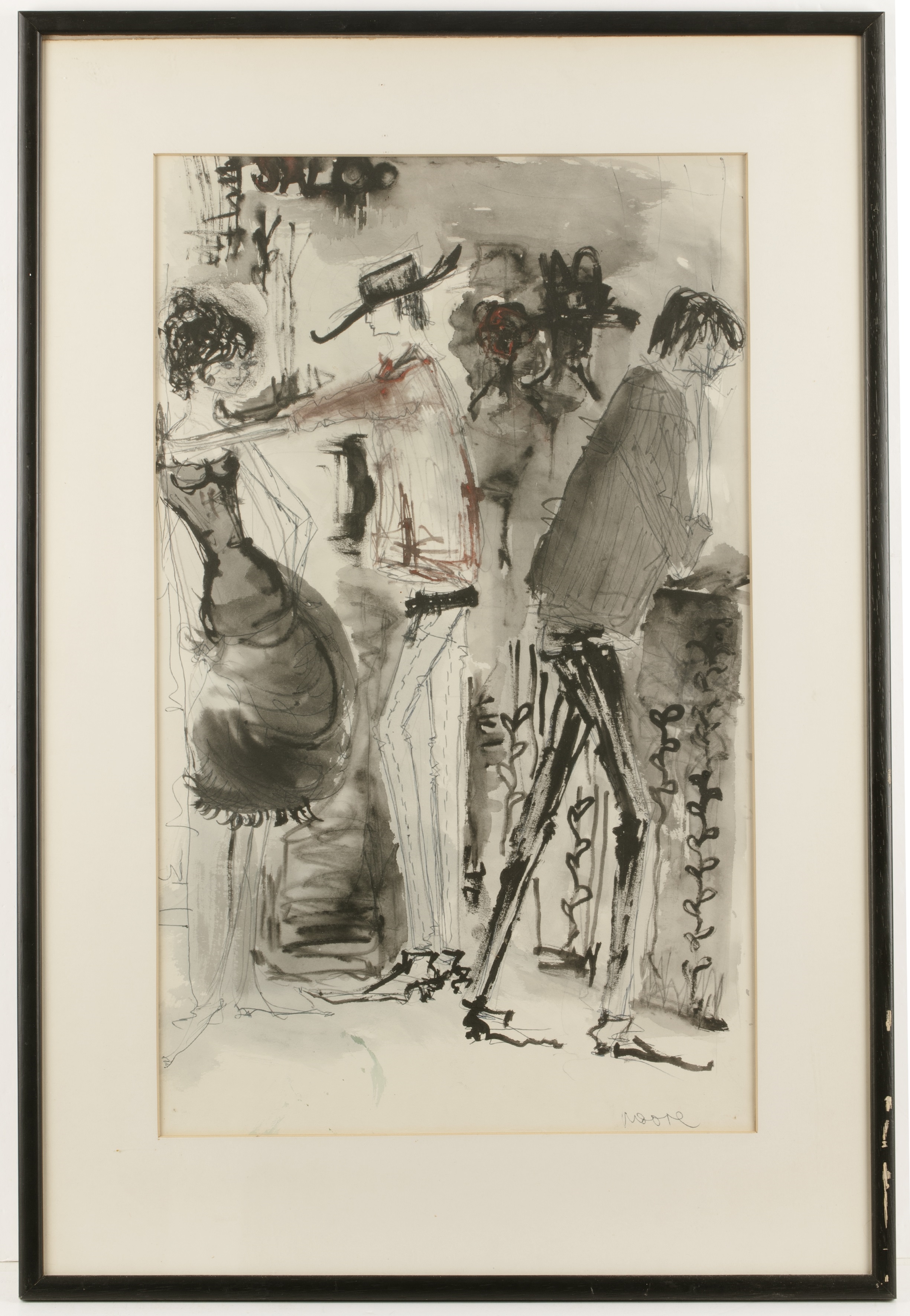 Henry Moore | Propping up the bar | MutualArt