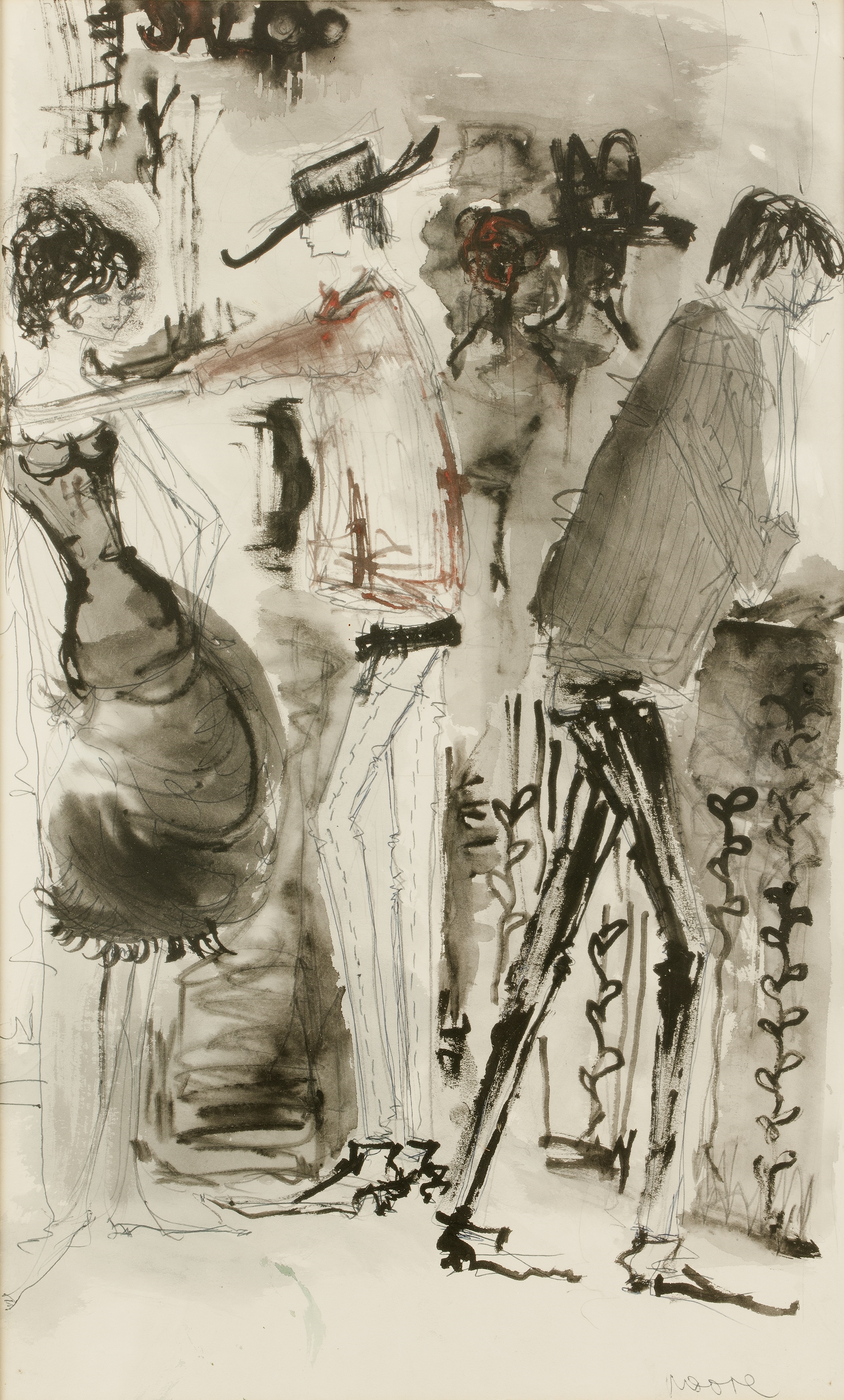 Henry Moore | Propping up the bar | MutualArt