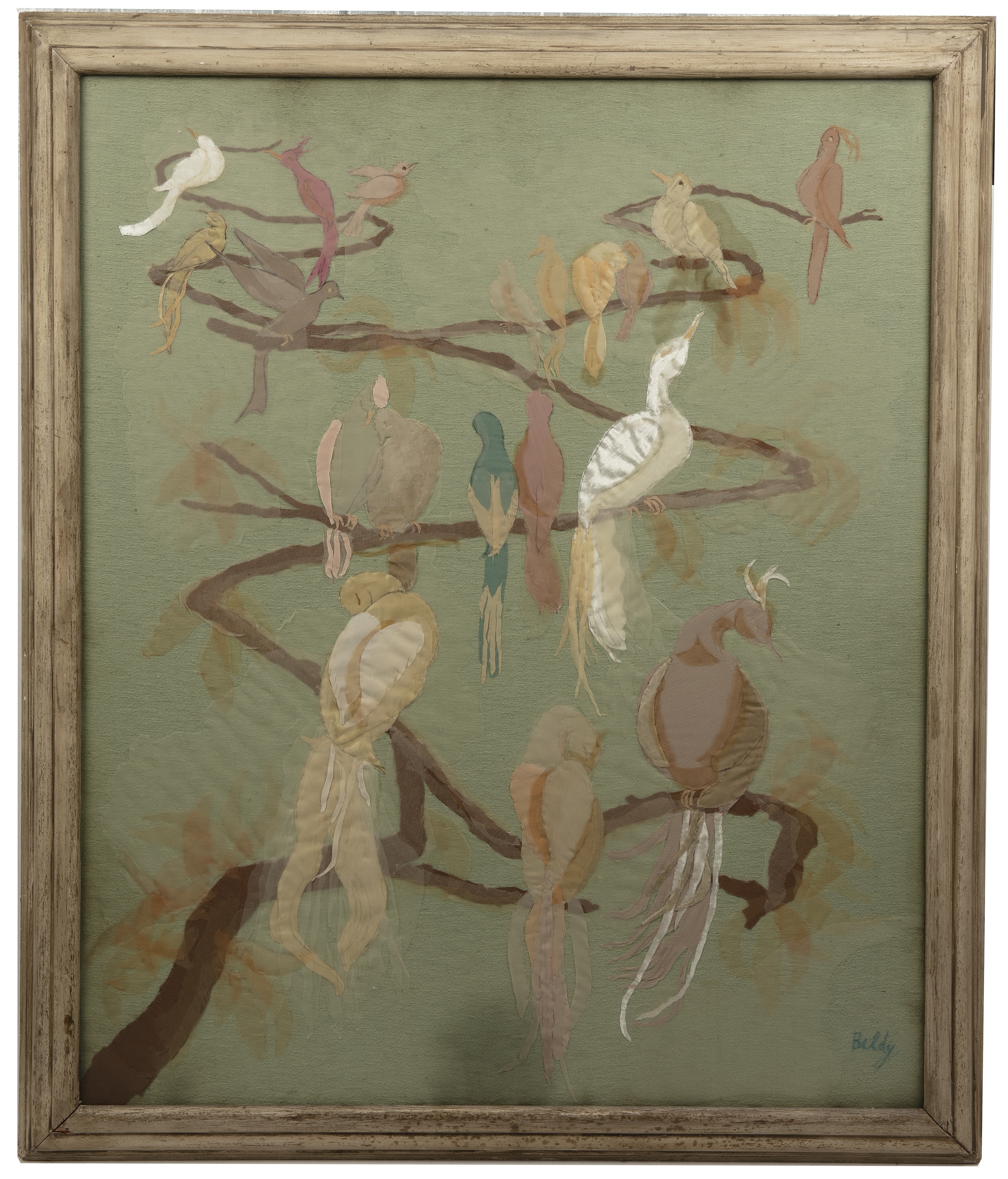 Mabel Maugham Beldy | Exotic birds upon tree branches | MutualArt
