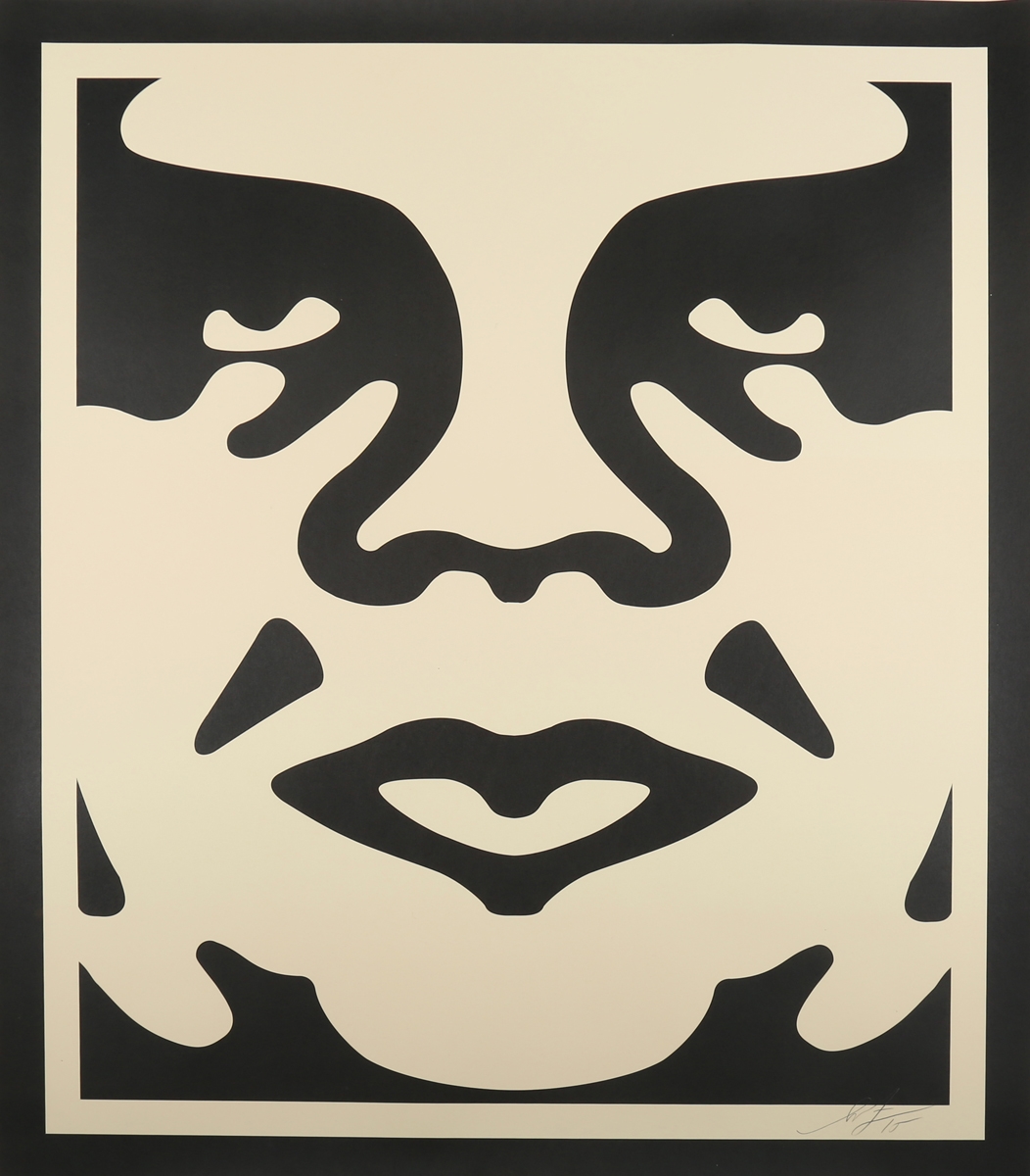 Obey (Andre the Giant Stencil) by Shepard Fairey, dated 2015