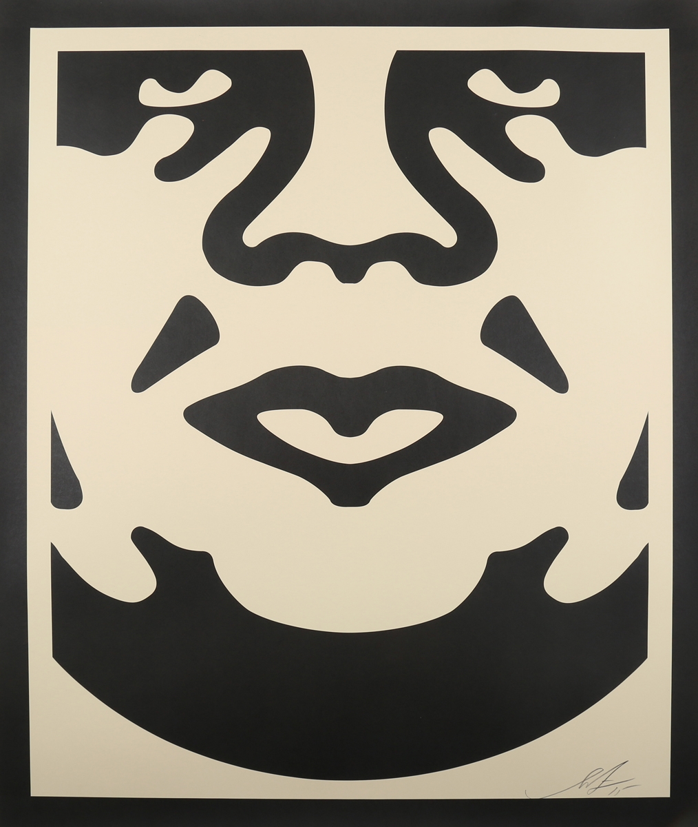 Obey (Andre the Giant Stencil) by Shepard Fairey, dated 2015
