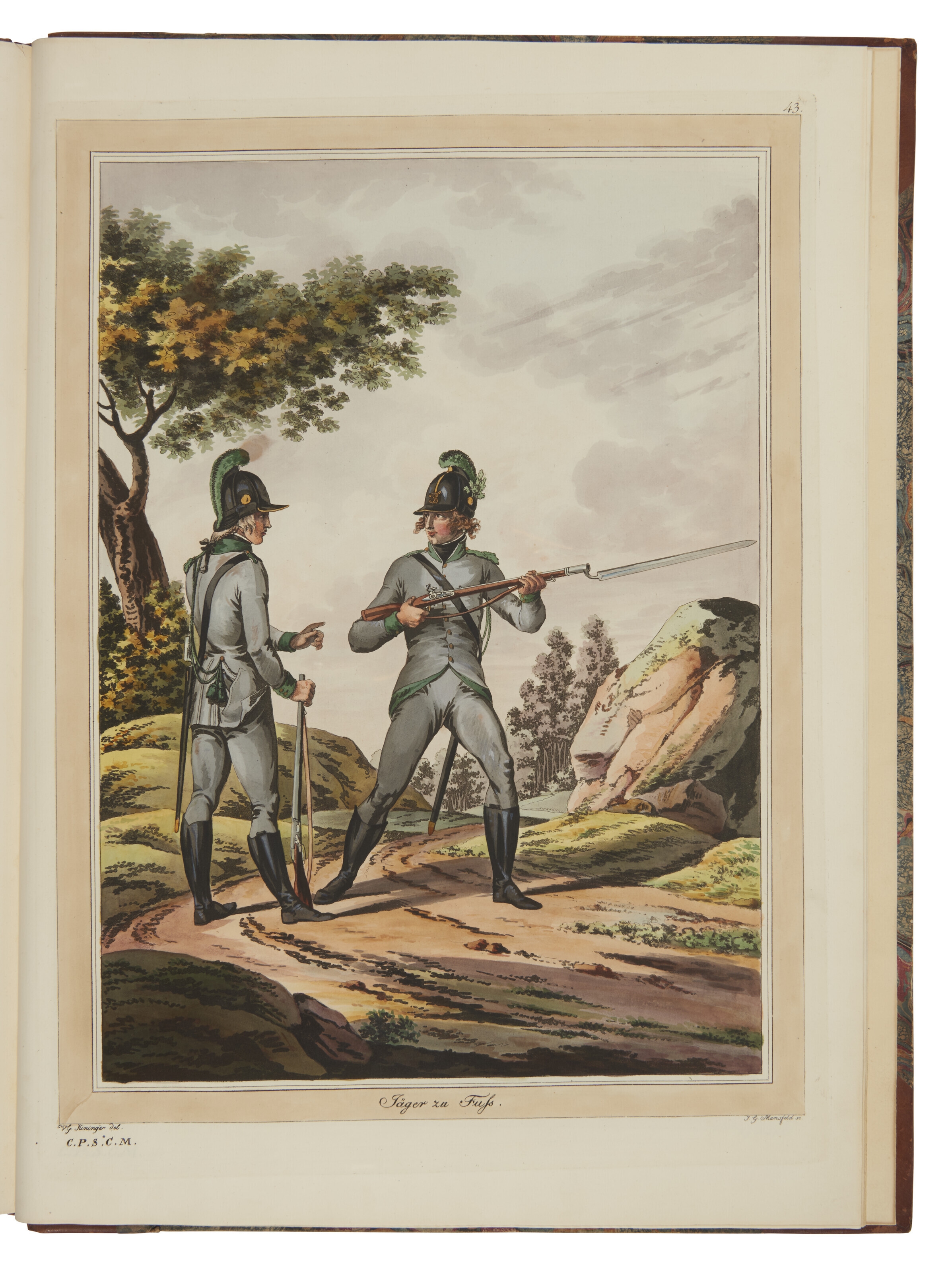 Johann Georg Mansfeld | Abbildung der Neuen Adjustirung der K.K. Armee ...