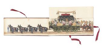 The funeral procession of Arthur, Duke of Wellington. London: Ackermann & Co., . - George Augustus Henry Sala