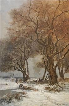 Soldiers in Winter - Tancréde Abraham