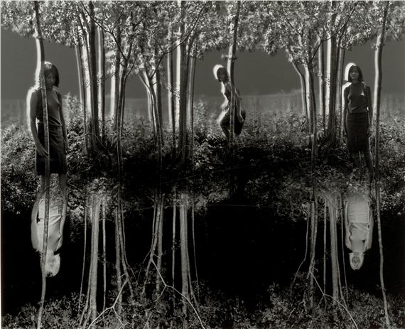 Small Woods Where I Met Myself (Final Version) by Jerry Uelsmann, 1967