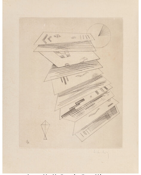 Wassily Kandinsky | SCHARF-RUHIG (1927) | MutualArt
