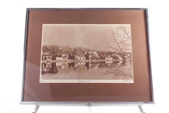 Richard Ehrlich | Boat House Row Photo-Lithograph By Richard