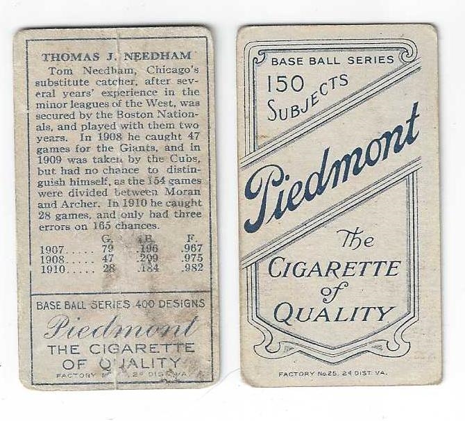 Artwork by J. Needham, 1909-11 PIEDMONT DOUGHERTY & NEEDHAM