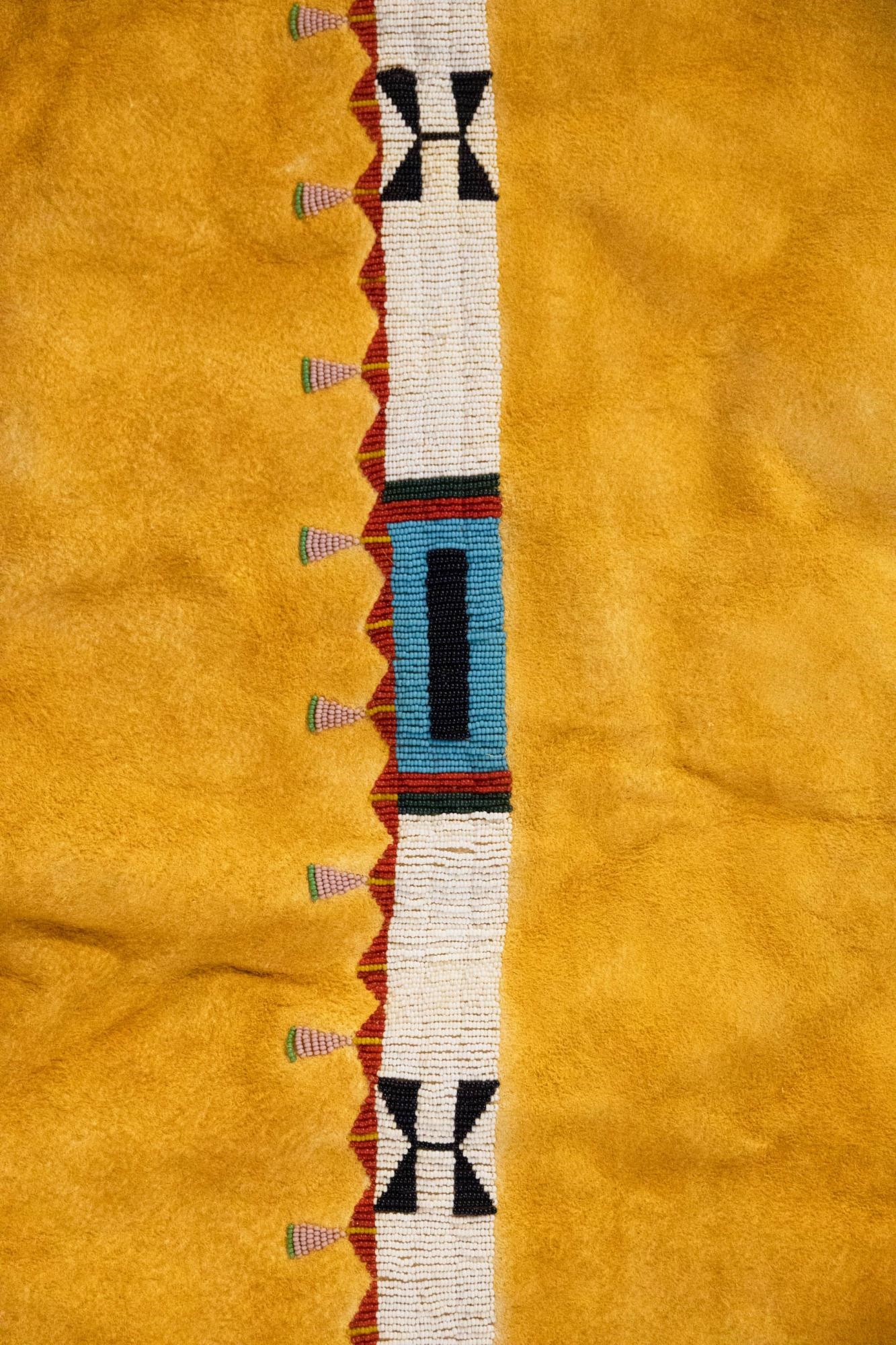 Juanita Growing Thunder Fogerty | Sioux beaded buffalo hide robe (2018 ...