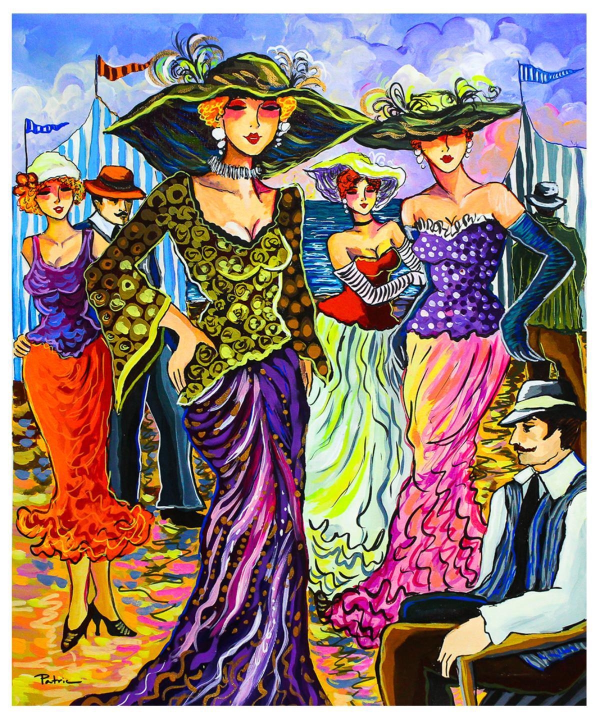 Artwork by Patricia Govezensky, Outgoing, Made of Acrylic On Canvas