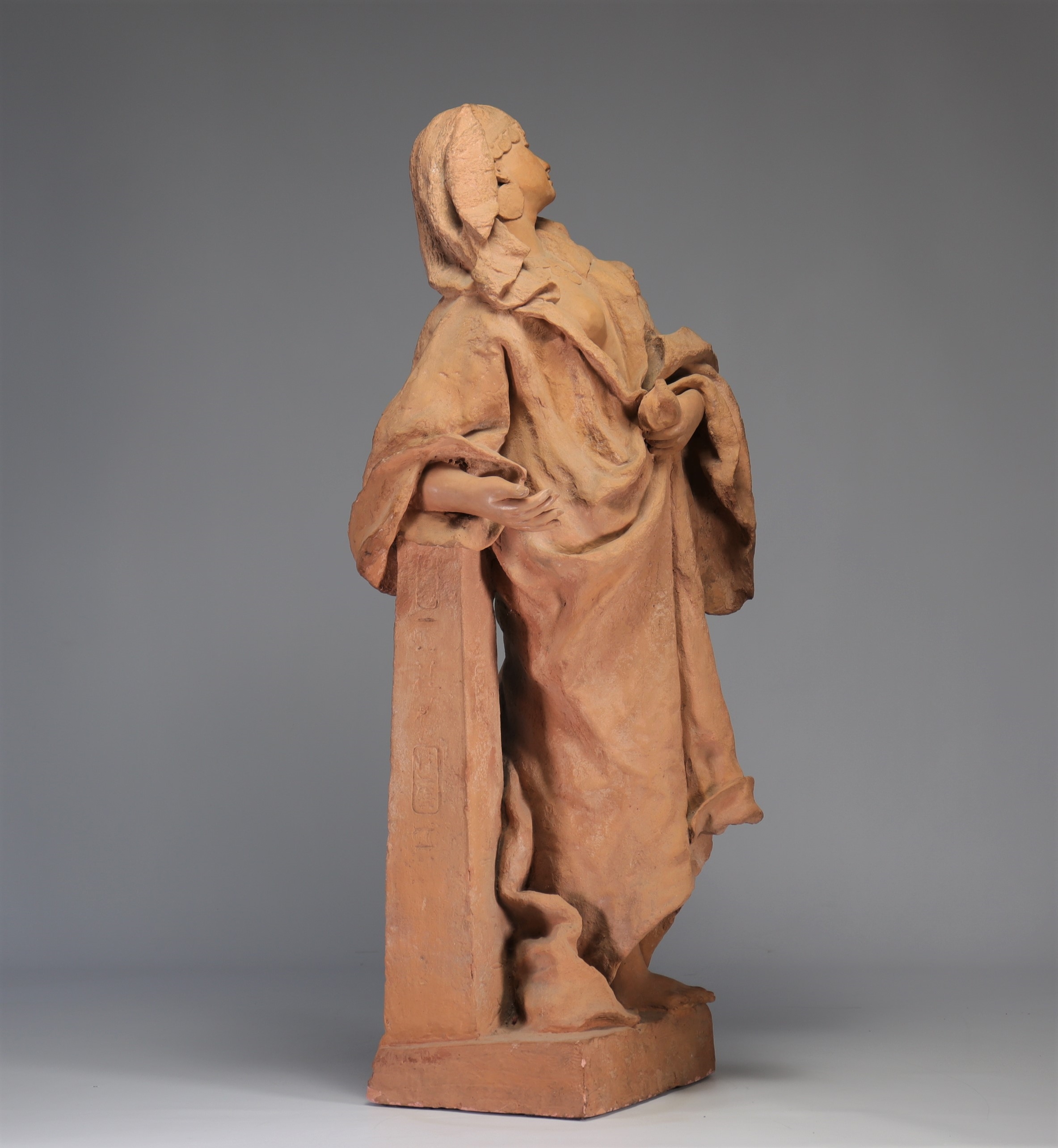 Gaston Veuvenot Leroux | Sculpture of a young oriental girl | MutualArt