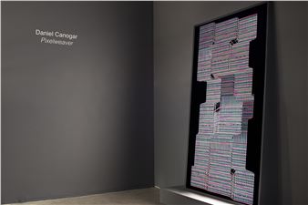 Daniel Canogar: Pixelweaver - Bitforms Gallery, New York
