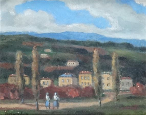 Toscán táj - Willy Bokor