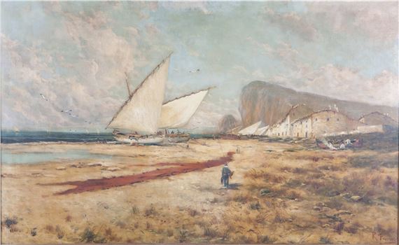 “Paisaje costero” by Romulo Freixas