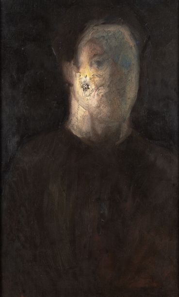 Artwork by Pierre Ziegler, Portrait d'homme, Made of oil on canvas