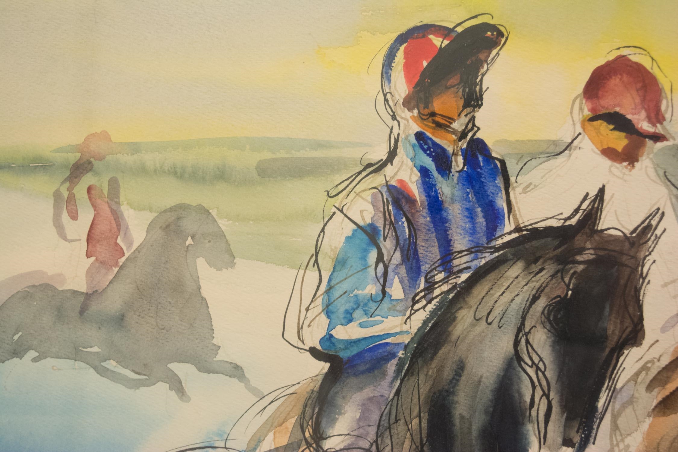 John Groth | JOHN GROTH WATERCOLOR AND INK ON PAPER | MutualArt