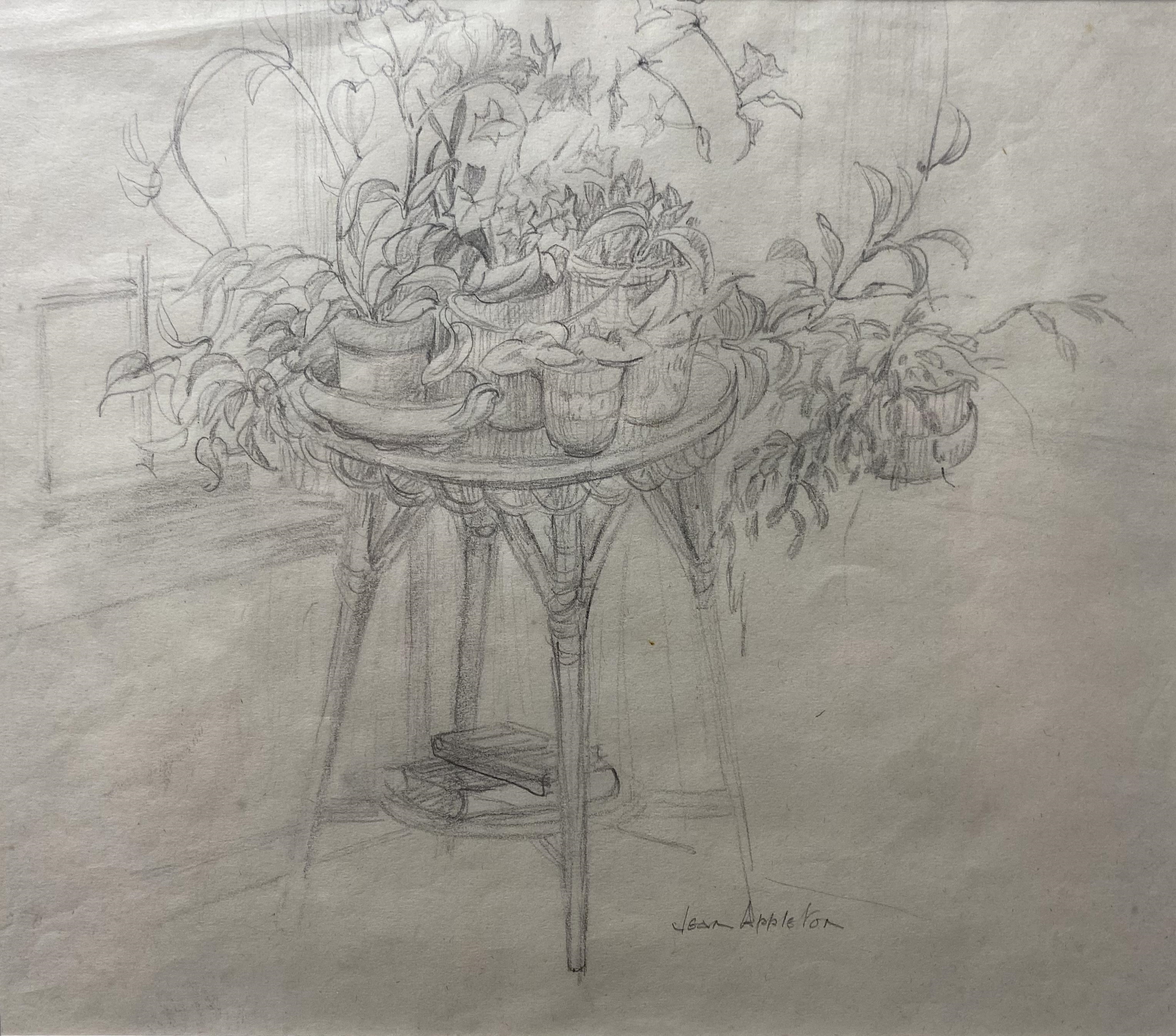 Jean Appleton | Sketch For Painting - Garden Room | MutualArt