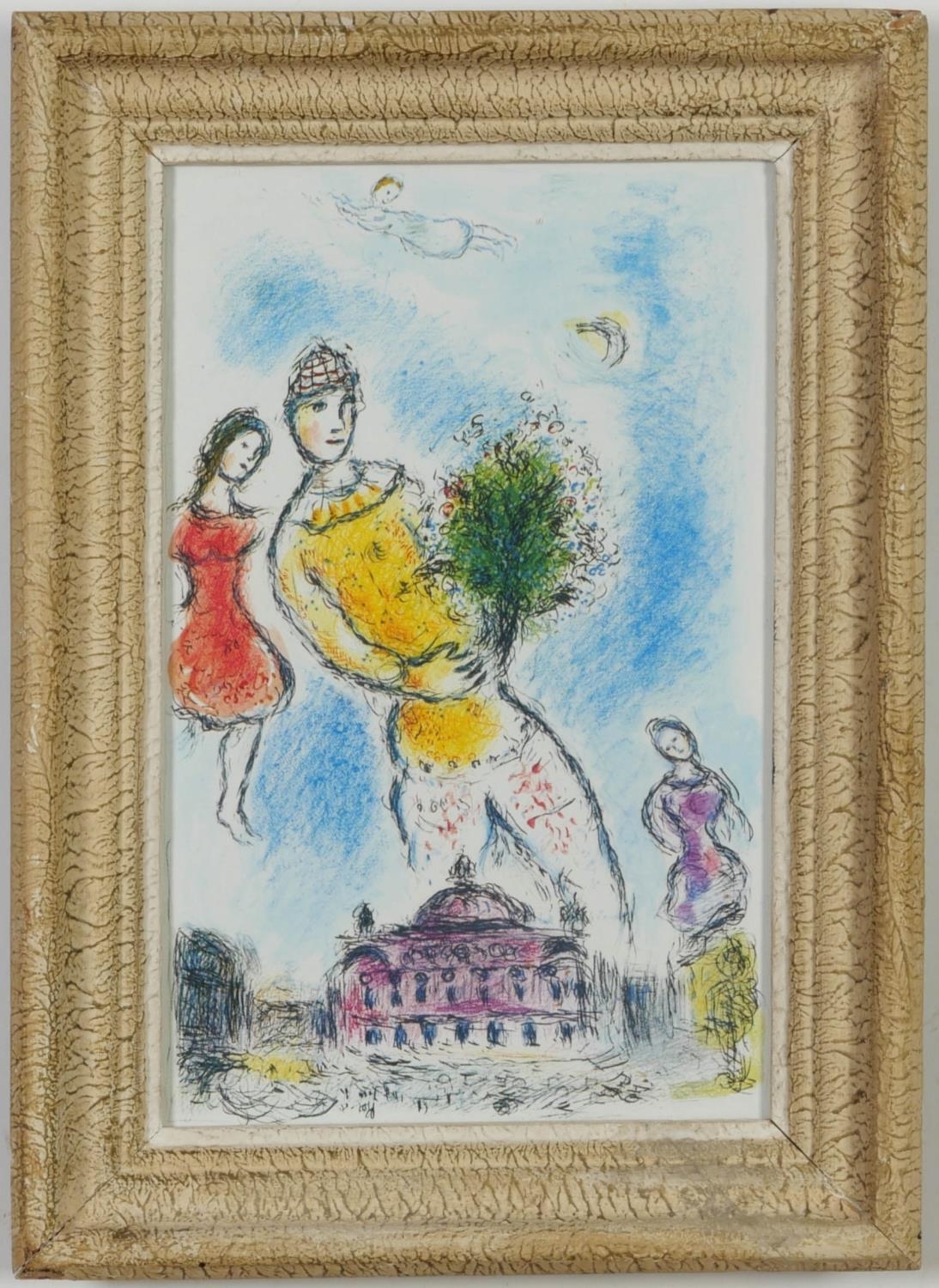Marc Chagall | Couple in Paris | MutualArt