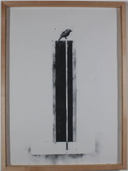 Crow on a column - Mark Rasmussen