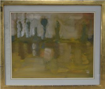 an abstract scene - Larry Bigelow