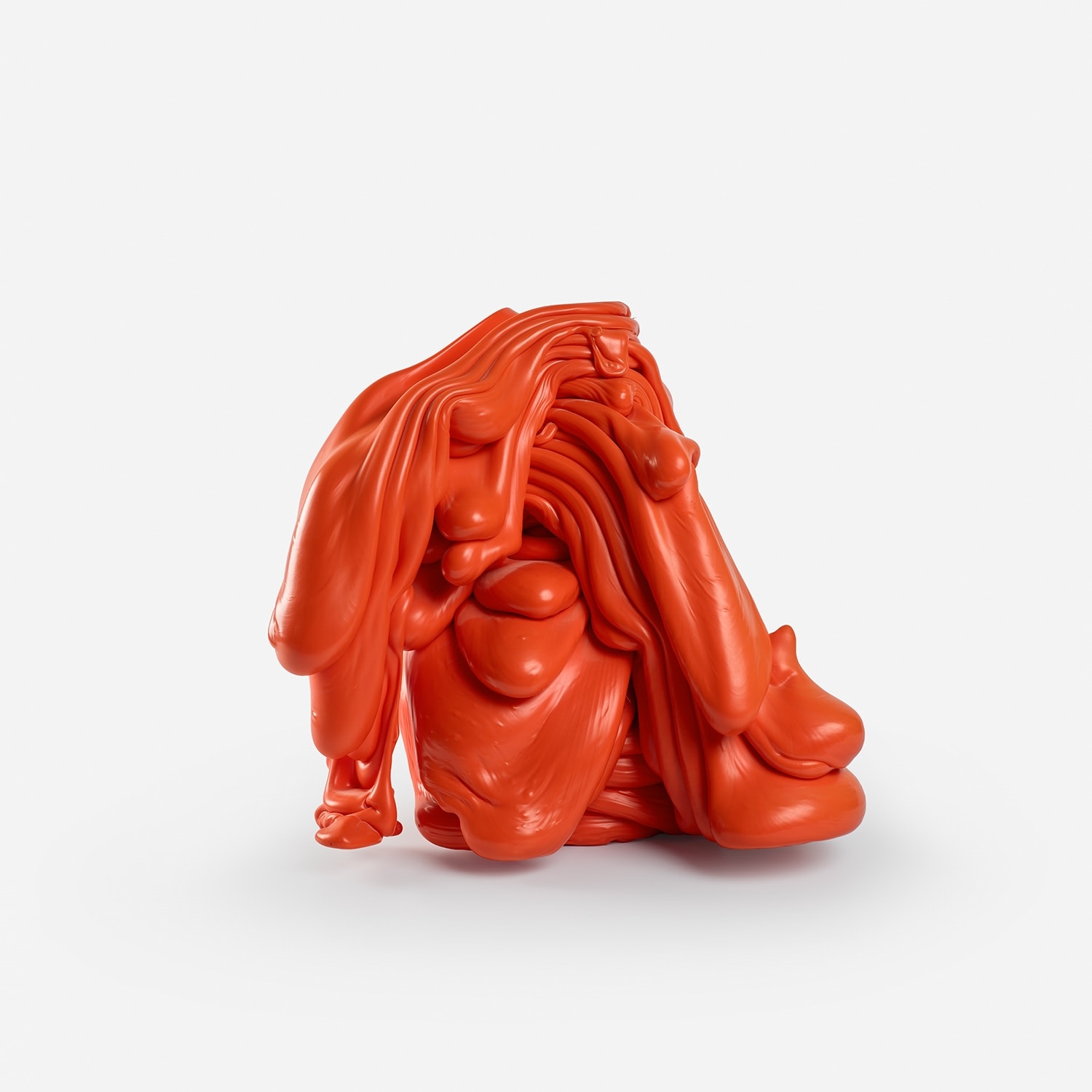 Artwork by Roxy Paine, S2-P2-M19, Made of low-density polyethylene