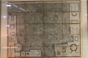 MAP OF ROME 1841 - Pietro Ruga