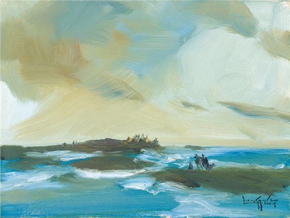 At The Beach by U Lun Gywe, 2009