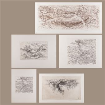 - Komposition von Saarbrücken - Perde im Korral - Die Frauen von Troja - Barcelona - Helmut Oberhauser