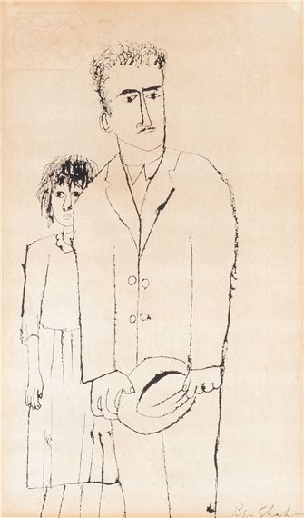 Ben Shahn | Puerto Rican Immigrant, 1957 (1957) | MutualArt