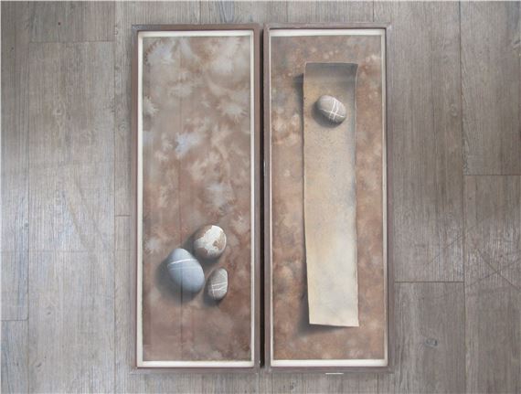 Studies of pebbles by Terence Warren