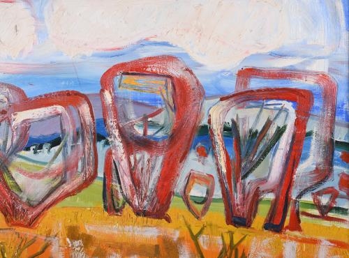 Artwork by Manuel Capdevila Massana, "CAMP GROC", 1971, Made of Oil on canvas