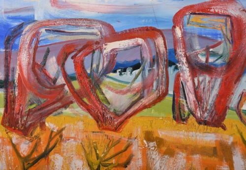 Artwork by Manuel Capdevila Massana, "CAMP GROC", 1971, Made of Oil on canvas