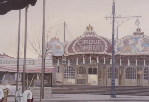 Artwork by Juan Luis Jardi, "CIRQUE LAMBERT", 2008, Made of oil on canvas