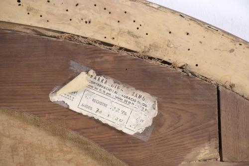 Artwork by Tomàs Viver  Aymerich, "PAISAJE OVALADO", Made of Oil on canvas