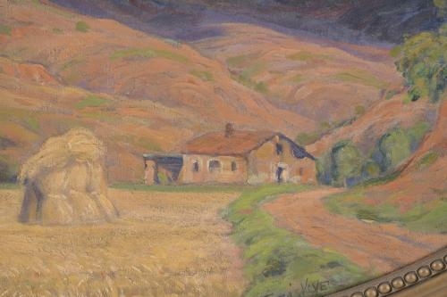 Artwork by Tomàs Viver  Aymerich, "PAISAJE OVALADO", Made of Oil on canvas