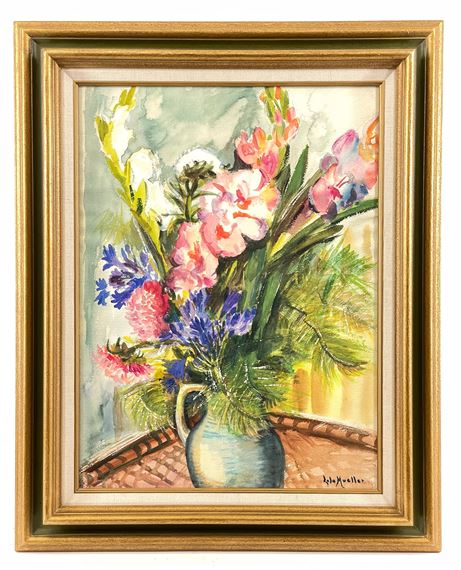 Floral Still Life by Lola Vivian Pace Mueller
