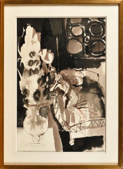 Françoise Gilot | Model at my studio (1958) | MutualArt