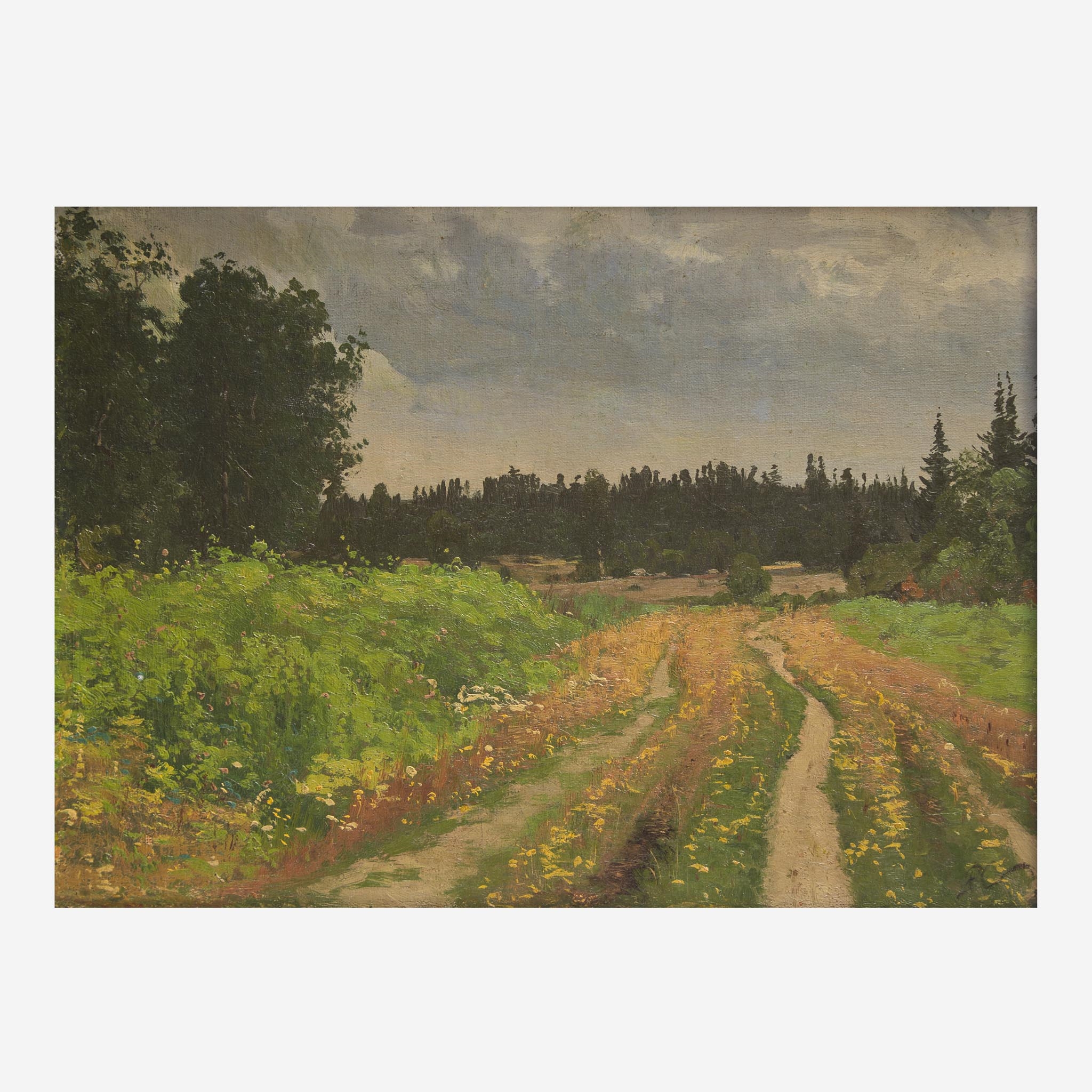 Path Through the Pine Forest - Fanny Churberg