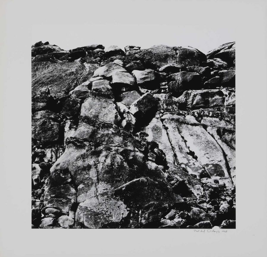 Artwork by Detlef Orlopp, Felsen, Made of Schwarz-Weiß-Fotografie