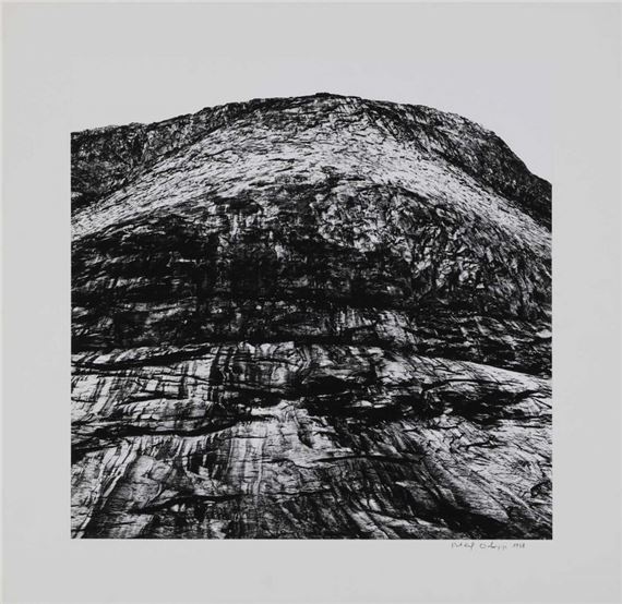 Felsiger Steilhang by Detlef Orlopp, 1968