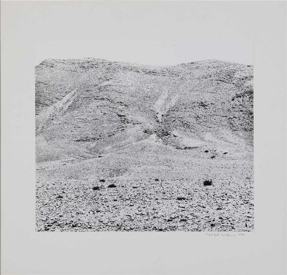 Karge Felsenlandschaft by Detlef Orlopp, 1970